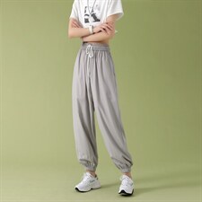 2024新款休闲裤女百搭青年束脚运动裤2027-特批20，女装休闲裤，星座718-1