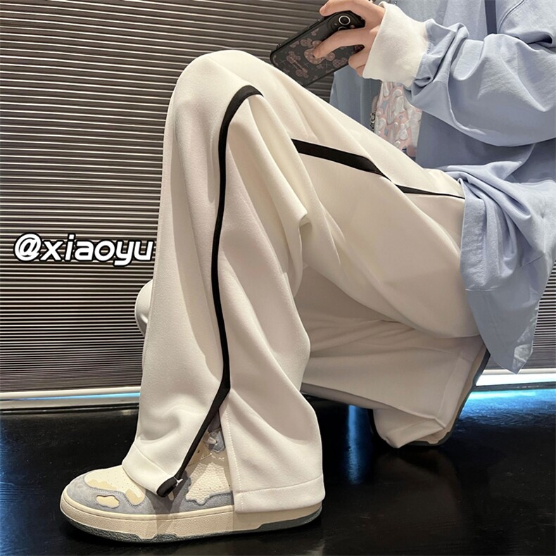 XZ616秋季新款百搭开叉拖地休闲长裤TY379P45控58,男装休闲裤,星座512A（原616）