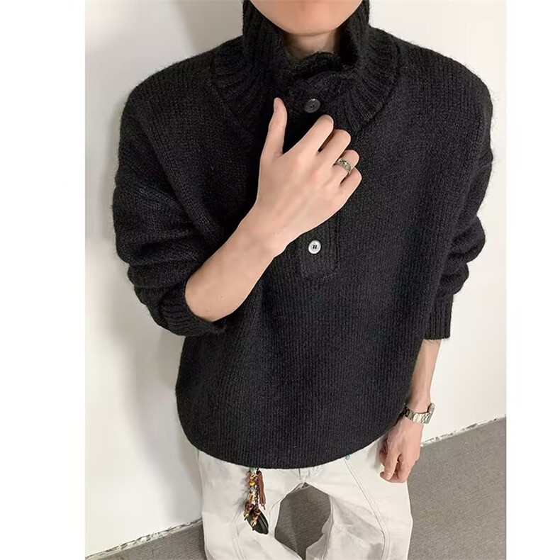 时尚流行简约日系原宿气质潮流文艺慵懒百搭长袖毛衣新款，男装针织衫/毛衣，星座1210-1