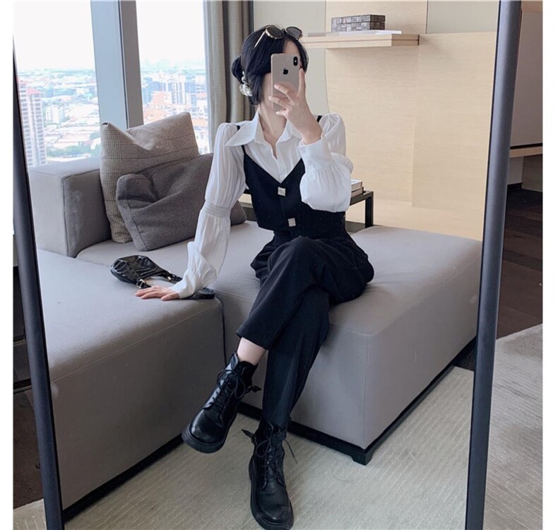 秋装套装，女装职业装，贻思茗