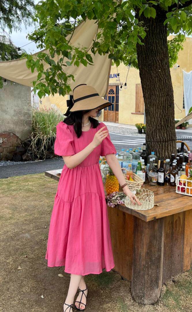 后设计系绳连衣裙，女装连衣裙，唯品