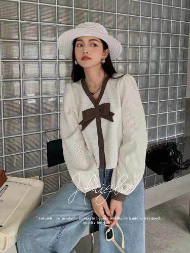 蝴蝶结气质上衣，其它，欧妮卡蒂蔓