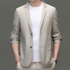 CR25123天丝莱赛尔休闲单西西装外套，男装西服，钱塘207-1