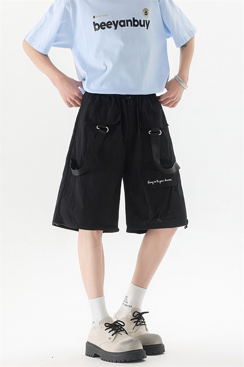 8XL-M特大码肌理感五分裤户外登山裤冲锋裤短裤男DK1502P49控68,男装牛仔裤,电商D206-1