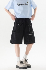8XL-M特大码肌理感五分裤户外登山裤冲锋裤短裤男DK1502P49控68，男装牛仔裤，电商D206-1