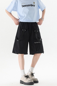 8XL-M特大码肌理感五分裤户外登山裤冲锋裤短裤男DK1502P49控68图片