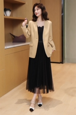 2024春秋新款小个子西装外套女韩版高级感气质女神范休闲西服套装，女装套装/套裙，时尚俏佳人
