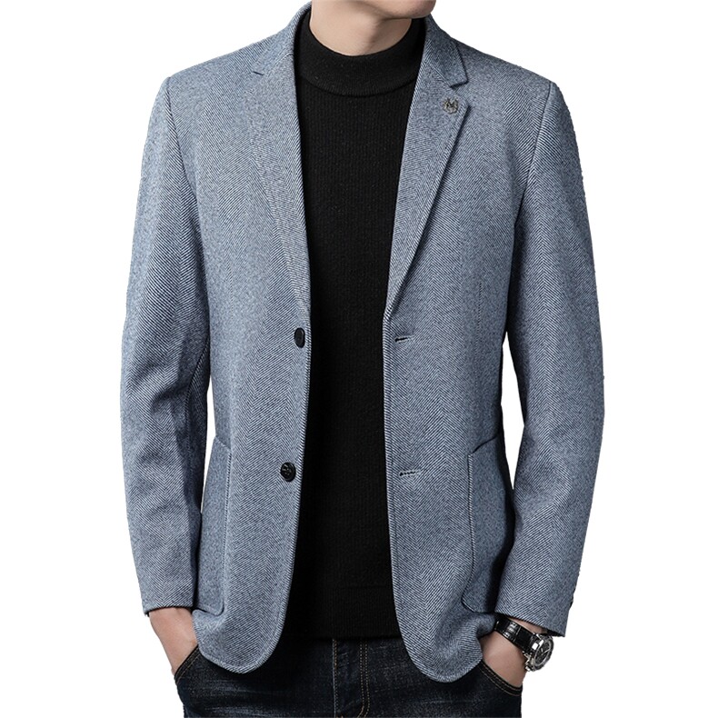 DZ62205钱塘2020-3冬季厚款商务休闲简约中年男士西服数据好P132,男装西服,钱塘207-3