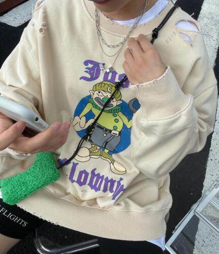 秋季涂鸦卫衣，女装卫衣/绒衫，郦歌贝妮