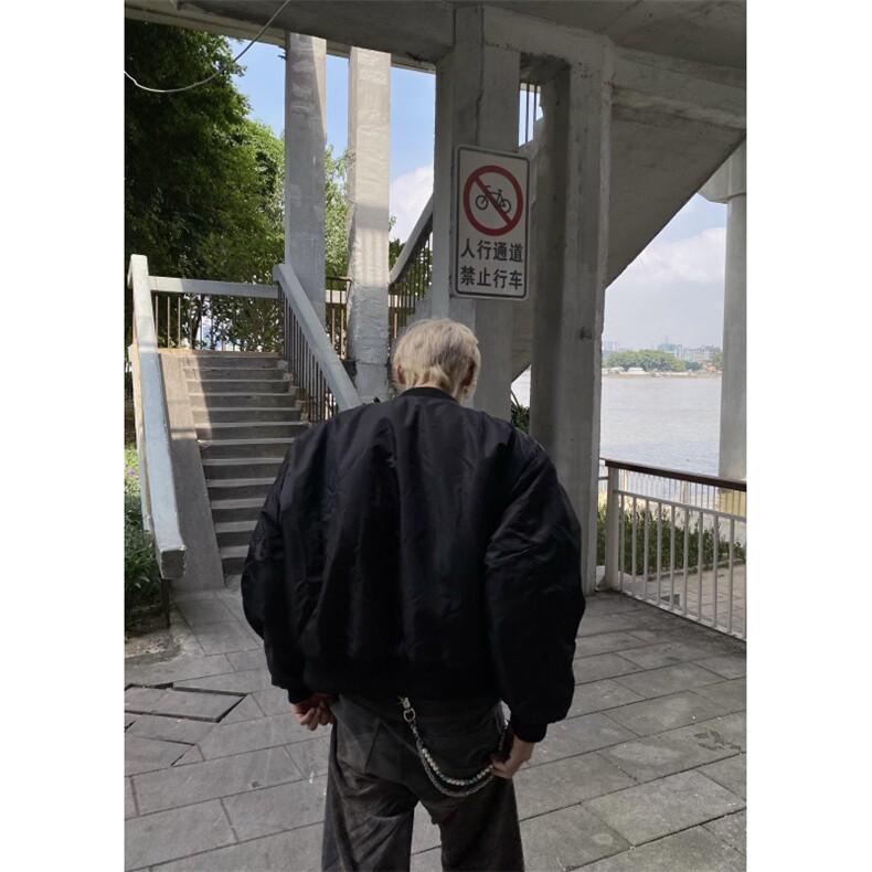 【有货】MY8213LL-特P85红内飞行夹克棉服男高级感棒球服外套,男装夹克,星座1007（原301D）