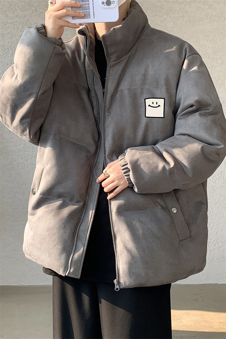 麂皮绒棉衣男大码立领棉袄子男羽绒棉服JM87316-P110,男装棉衣,电商A040