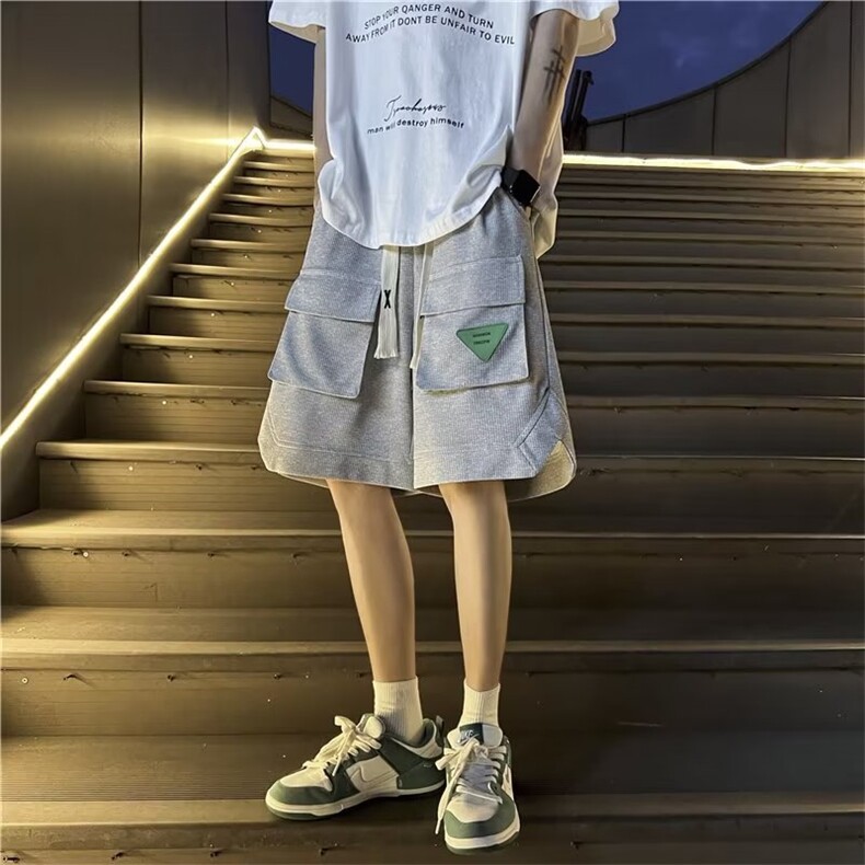 夏季新款时尚潮男百搭宽松五分裤,男装休闲裤,四季星座218-1