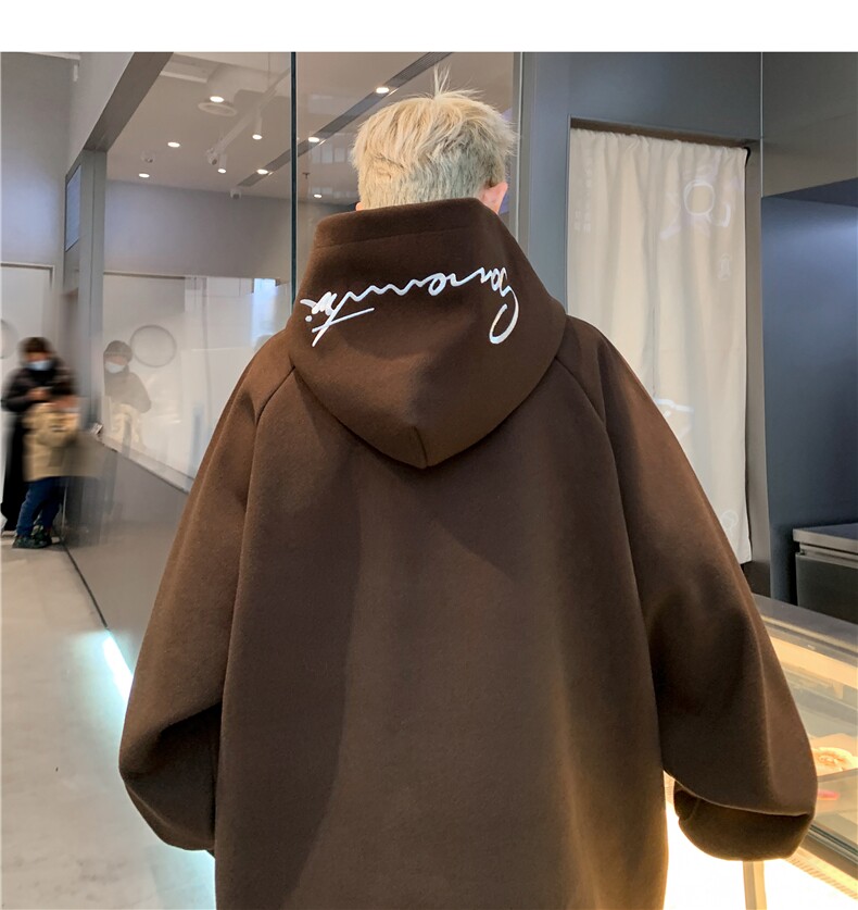 XZ809A/NWY809/P75/控88呢料刺绣连帽卫衣复合底布穿着更舒适,男装卫衣,星座809A(原222-1)
