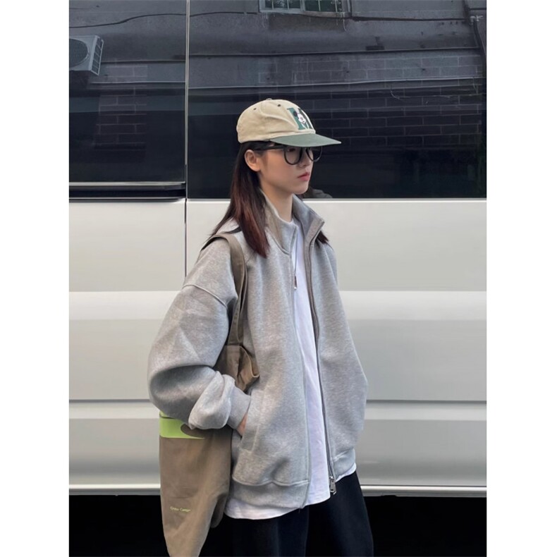 卫衣男连帽春秋季ins港风宽松潮牌字百搭外套WY051-P65,女装短外套,星座308B-2