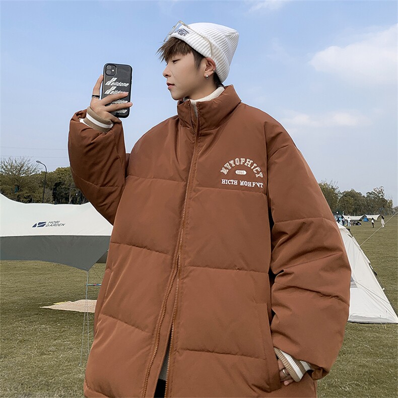 棉服男高品冬季棉袄潮流宽松休闲加厚外套男港风潮牌M0853-P80图片