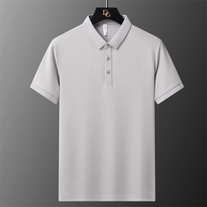 72913-P40直播 高品冰感纯色POLO衫男装多色短袖T恤图片