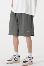 ！2023夏季新款男士透气冲孔短裤速干超薄五分裤DK251P45控69，男装休闲裤，电商B220