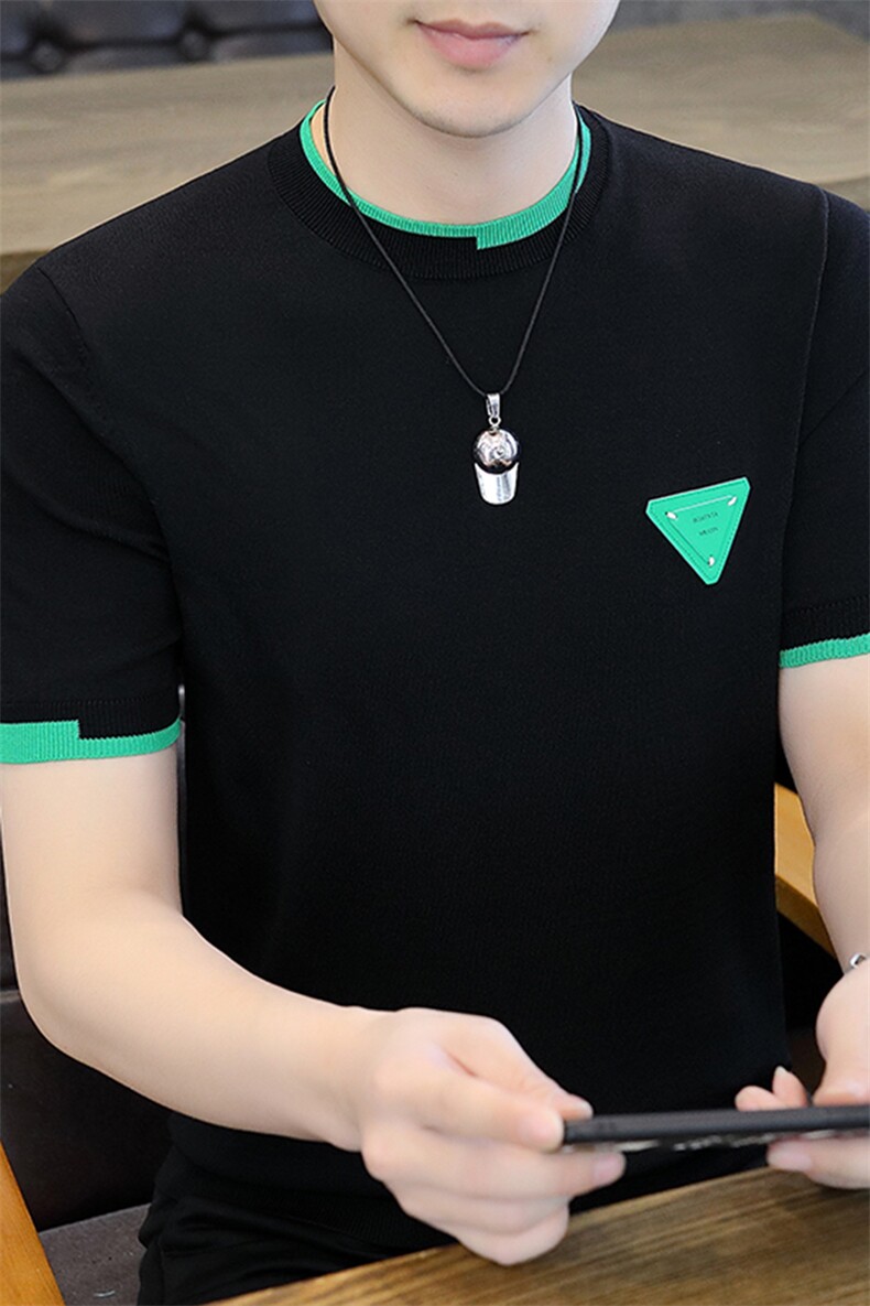 7321-P55欧洲站潮流半袖上衣男款男装衣服体恤流行短袖T恤男,男装T恤,电商D310B