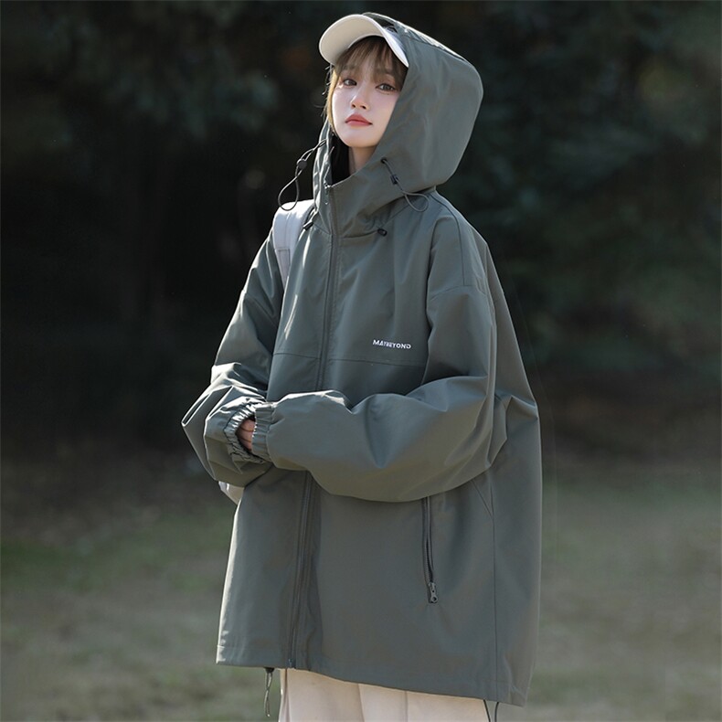 ！815A-MJ7272-P58特 2025秋季外套秋装冲锋衣三防休闲夹克女图片