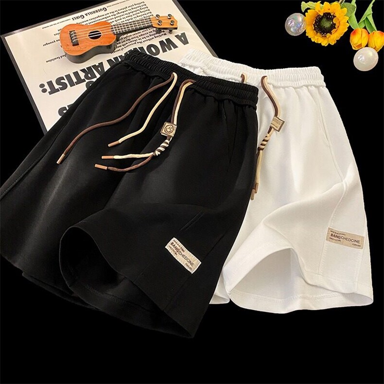 五分裤男女韩版潮流宽松百搭帅气2025夏季ins休闲短裤K6487-P41,男装牛仔裤,星座412-2