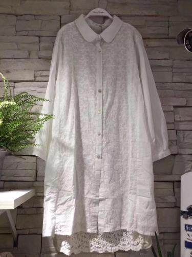 （现货）春款棉麻洋装，女装，彩后·台北