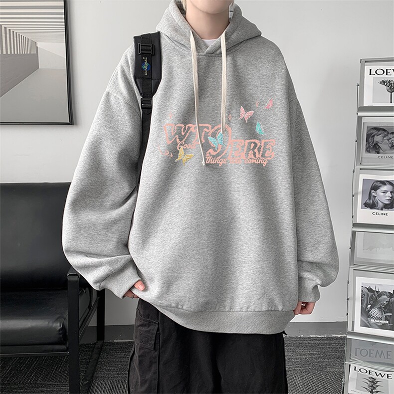 连帽卫衣男大码胖子帽衫大号运动服WY2443-P35,男装卫衣,电商A040