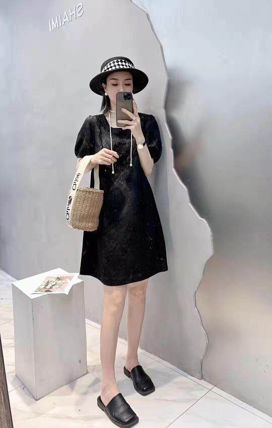 夏季新款，重工艺连衣裙，女装连衣裙，花之妖影