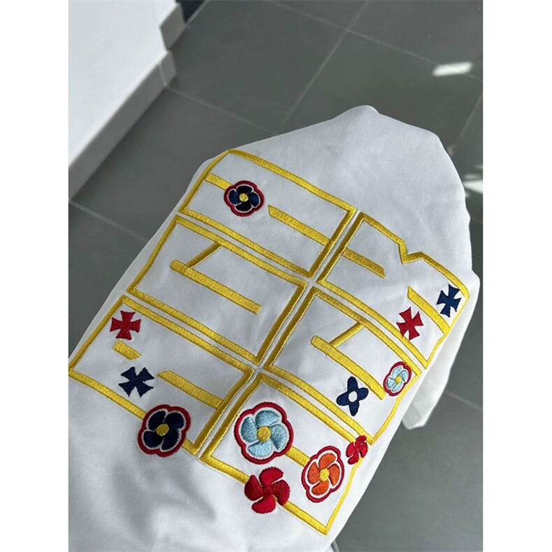 网图有货美式嘻哈图章刺绣短袖T恤男女情侣宽松上衣A609-P35,男装T恤,星座1505