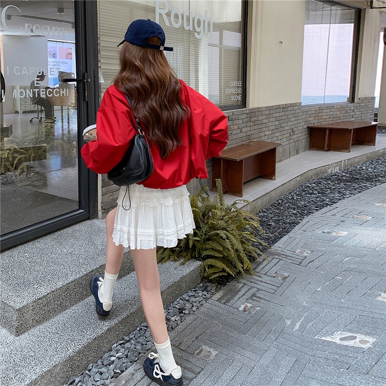 时尚设计感两面穿短外套女2025年秋季新款超好看洋气减龄百搭夹克,女装短外套,帛锦泉
