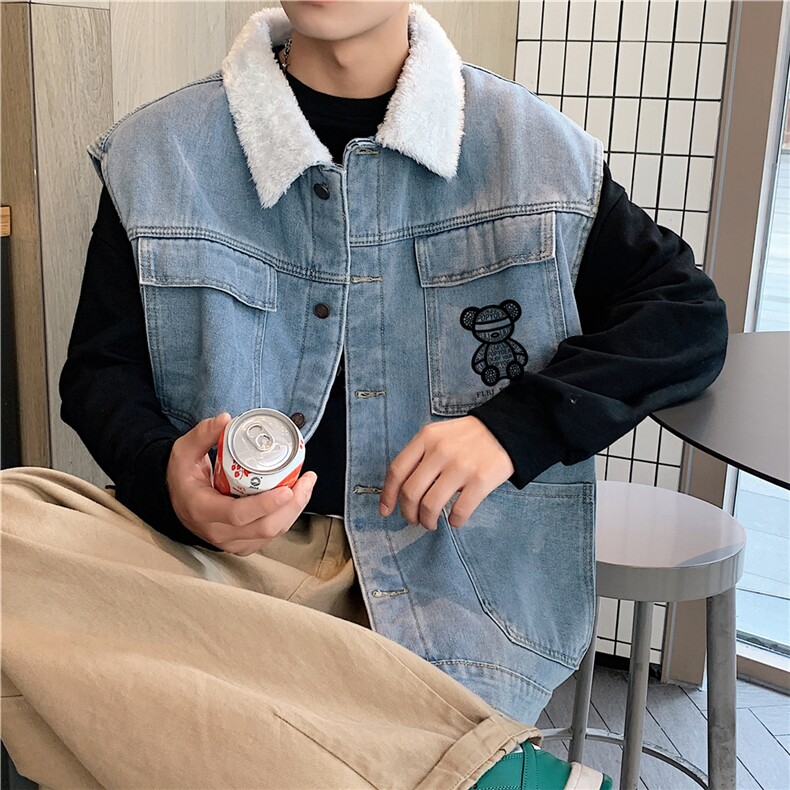 MJ235J-p68-限价98M-5XL抖音情侣棉马甲加绒大码羊羔毛cityboy，女装马甲，星座116