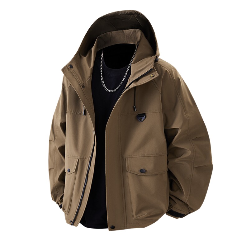 现货8503-P75大码控138春季大码户外连帽夹克外，男装夹克，星座209