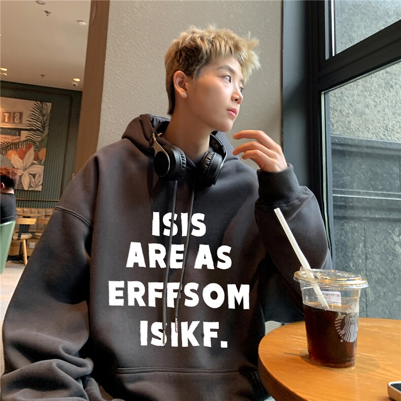 M-5XL秋季大码加厚连帽卫衣380克重磅套头外套男RH6208-特P35，女装短外套，星座610B-1