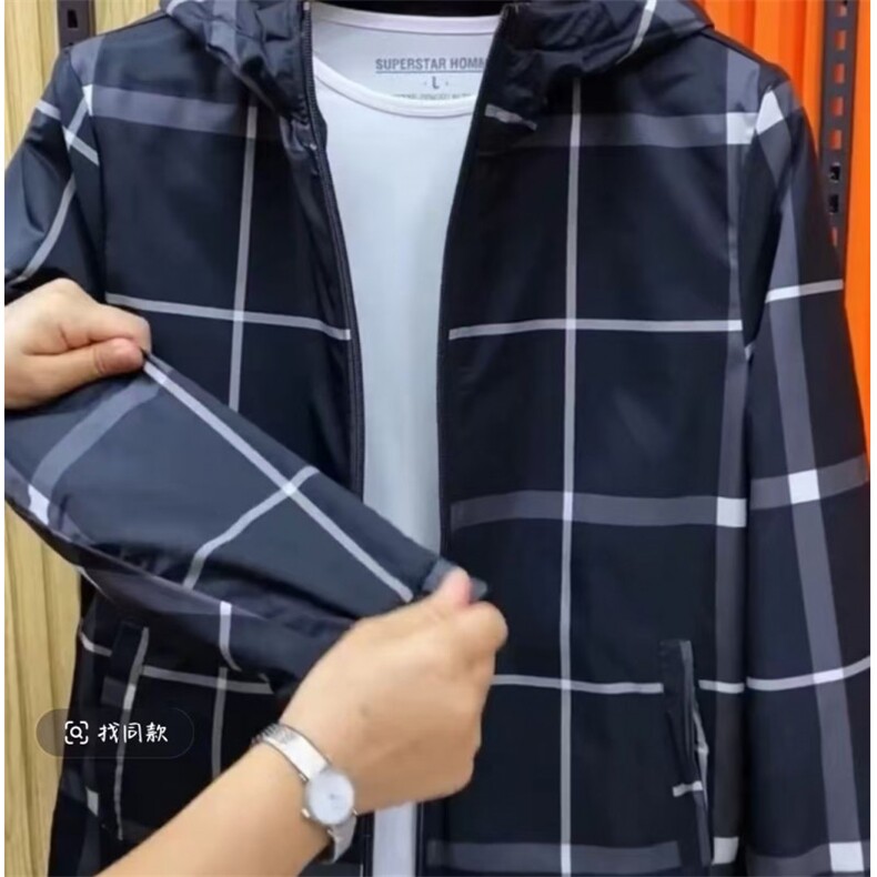 (网络图慎用有大货)双面穿外套轻奢欧货连帽上衣313B-JK2503-P105,女装短外套,星座313B