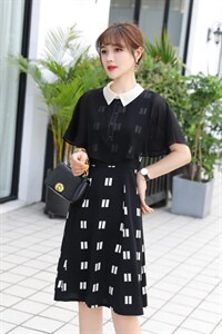 斗篷时尚连衣裙,女装连衣裙,湘怡服饰