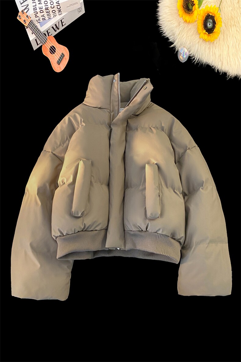 2025【S-5XL】防水pu短款皮衣棉服大码棉衣面包服P65-1622,男装皮衣,星座207