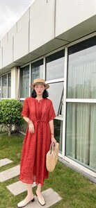 纯苎连衣裙小衫裤子裙子衬衣 时尚风 风淑女风休闲风，女装连衣裙，川哲