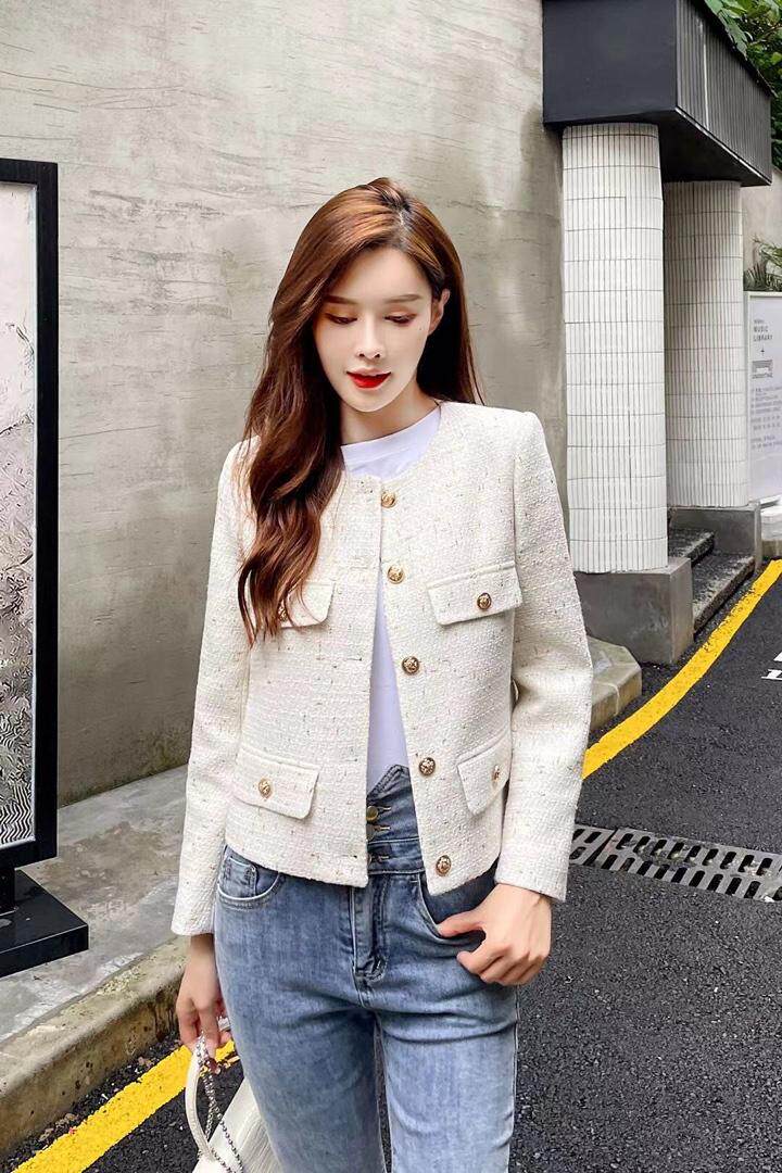 含毛粗花呢小香外套火，其它，天使公主