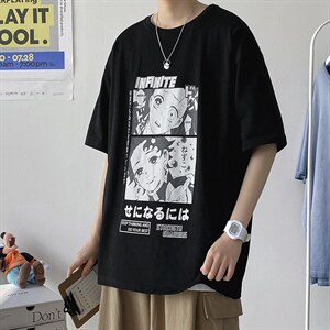 22年纯高品质新款重磅港风潮牌短袖宽松落肩T恤MT3520-P45图片