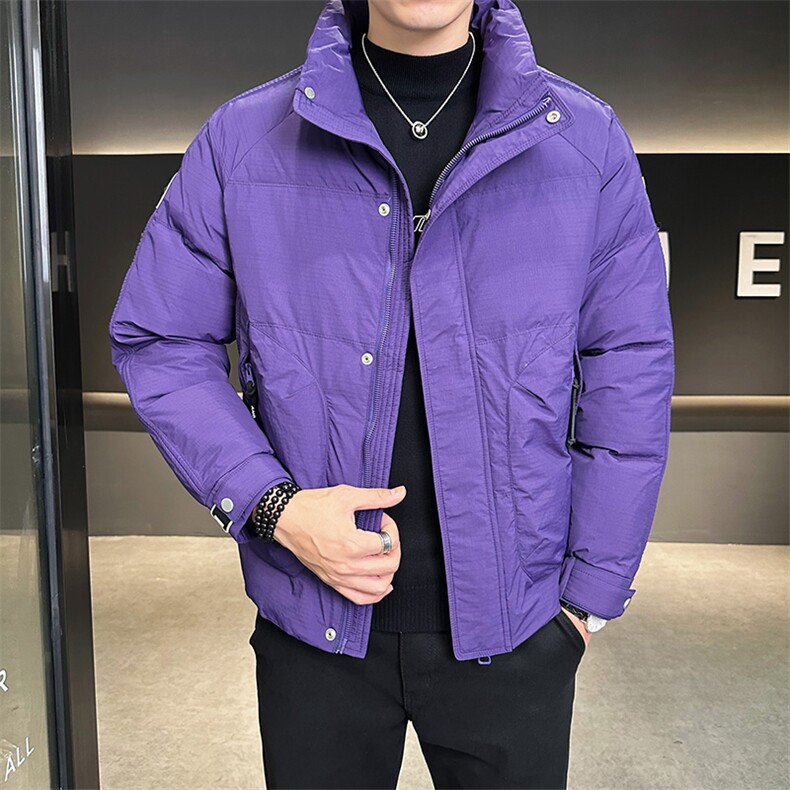 新款羽绒服男款2026年青年潮流休闲白鸭绒冬季外套保暖冬装,男装羽绒服,钱塘6003（原4033）