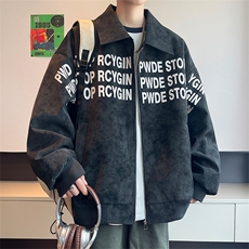 春秋季皮衣外套男女同款新款美式夹克XZ102B-1-JK2539P90，男装皮衣，星座102B-1