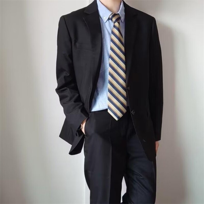 韩版帅气宽松港风高级感西装外套男女同款百搭休闲西服XZ001P78,男装西服,星座1013-5