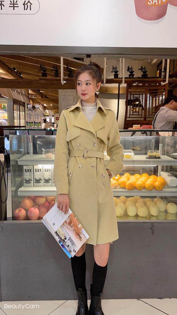 风衣外套，女装风衣，锦华秀逸