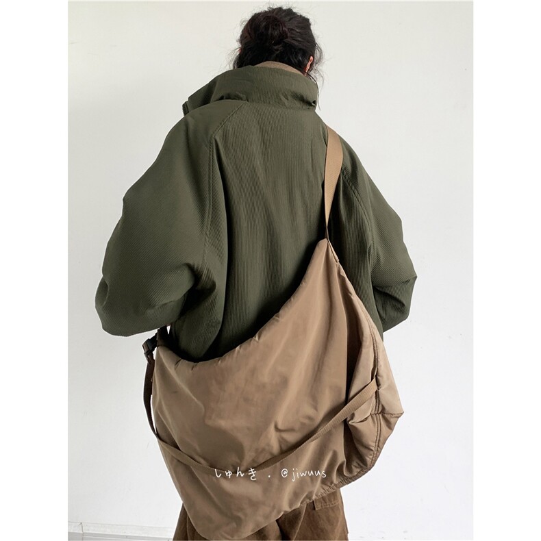 慵懒日系美式复古加绒加厚立领工装棉服男女冬季潮牌情侣保暖棉衣,男装棉衣,星座1013-1
