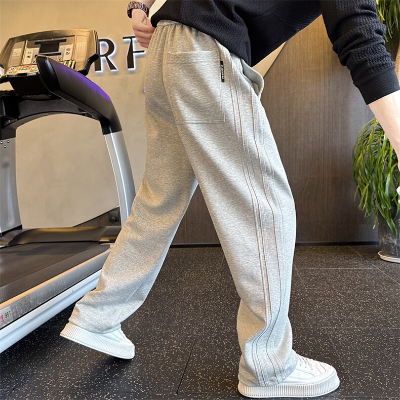 男士休闲裤秋季新款时尚百搭直筒束脚裤运动长裤子男K25559-P75，女装休闲裤，电商A237