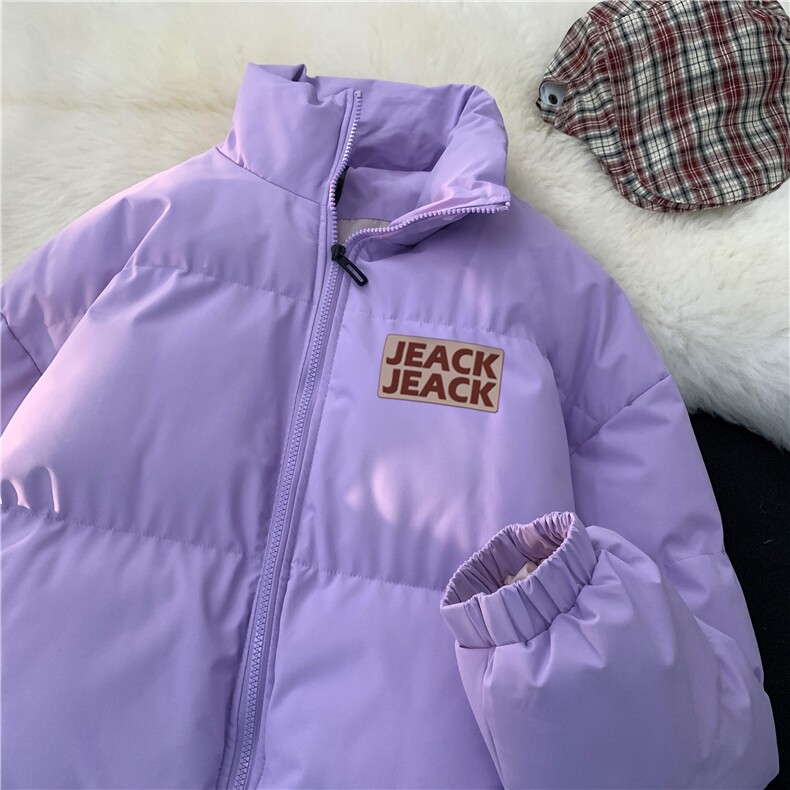 抖音品质潮字母印花美式百搭加厚保暖棉服外套MY23410特批70控118,男装棉衣,星座605(原A050)