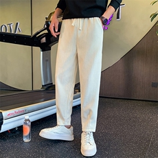 主推价优JR2157-P68-常规P58社会小伙雪尼尔加绒加厚男士长裤卫裤，男装休闲裤，星座313B-2(原星座309A-2)