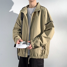 休闲拉链夹克情侣冲锋衣防风衣外套JK452p65，男装夹克，电商D315
