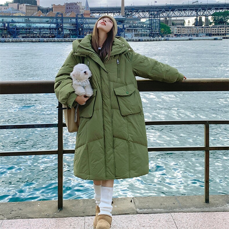 90绒2025冬季长款羽绒服，女装羽绒服，浙宝117（原058）