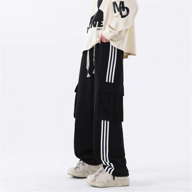 K121/P55春装新现货高品质华棉工装立体袋休闲裤男卫裤大码运动裤,男装休闲裤,电商基地A050