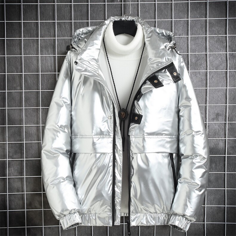 2020电商B247冬季新款短款情侣韩版加厚亮面羽绒服男士潮868-P200,男装羽绒服,电商B247
